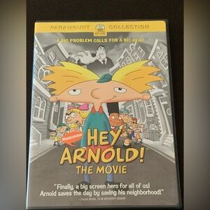 Hey Arnold The Movie (DVD, 2002) Tested  Animated Movie Nickelodeon Paramount
